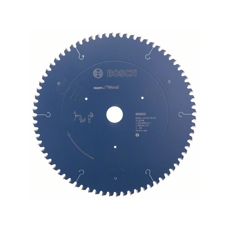 Ripzāģa disks ExpertWood 305 x 30 x 2,4 mm, 72