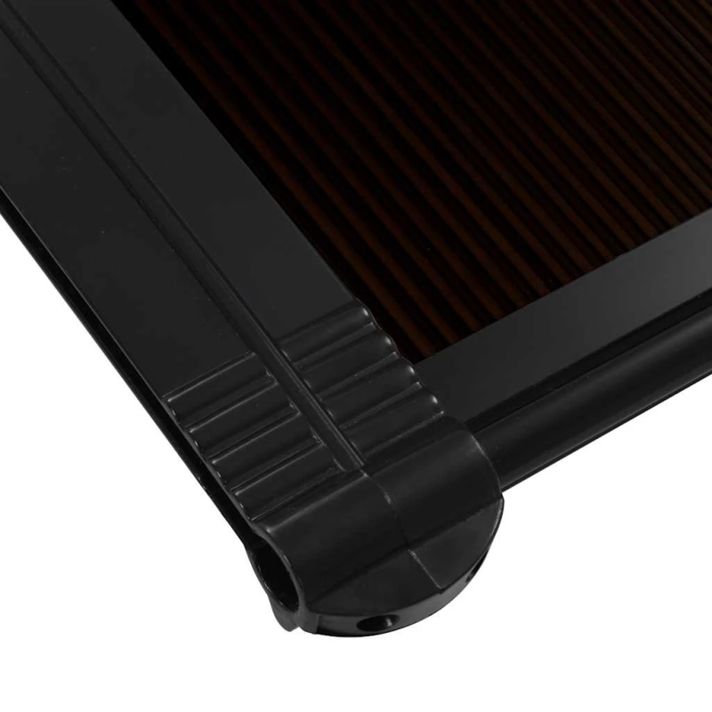 vidaXL garāžas jumts zāliena pļaušanas robotam, 77x103x46 cm, melns