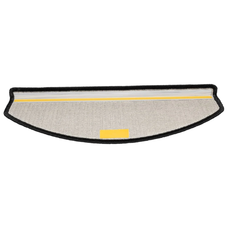 vidaXL kāpņu paklājiņi, 15 gab., 65x24x4 cm, antracīta krāsas, pusapaļi, lieli