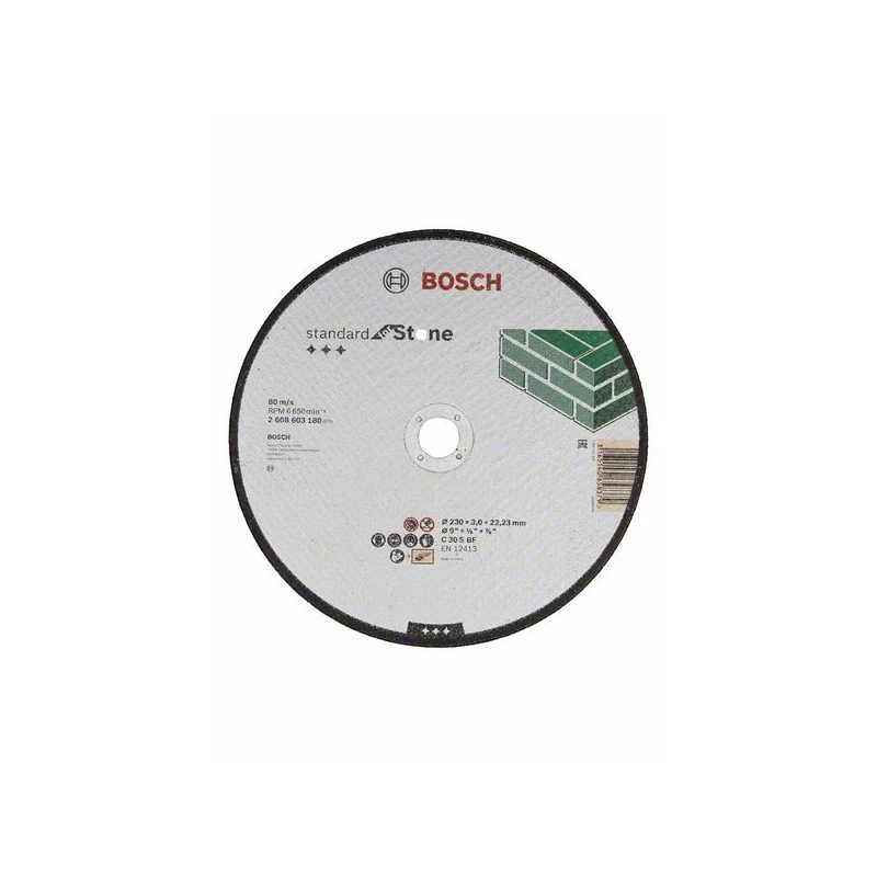 Griešanas disks akmenim Standard, 230x22,2x3mm