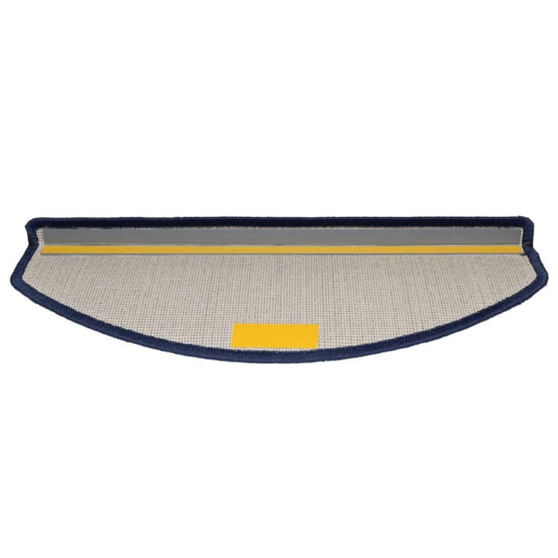 vidaXL kāpņu paklāji, 15 gab., zili, 65x24x4 cm