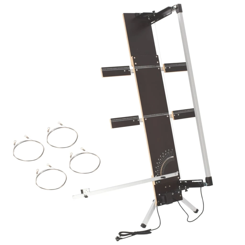 vidaXL putuplasta griezējs ar kājām, 200W, saplāksnis