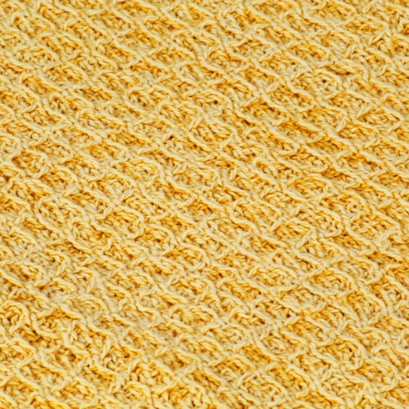 vidaXL pleds, 125x150 cm, sinepju dzeltens