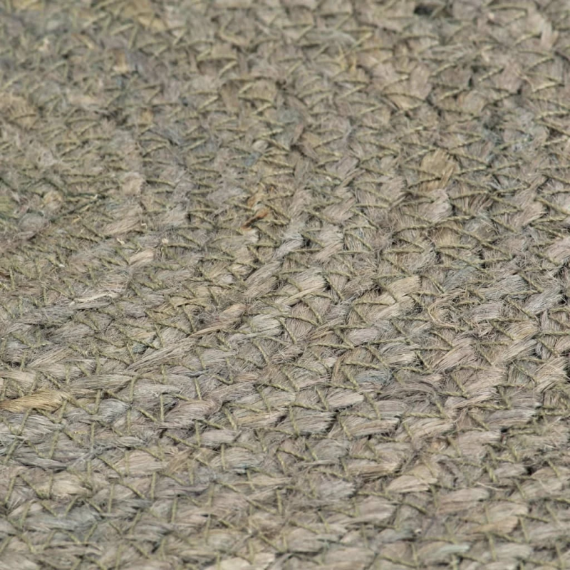 vidaXL galda paliktņi, 6 gab., 38 cm, apaļi, pelēka džuta