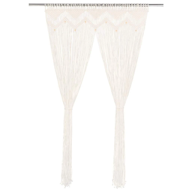 vidaXL aizkars mezglošanas tehnikā, 140x240 cm, kokvilna