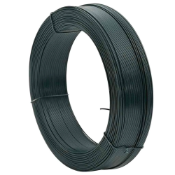 vidaXL žoga sasaistes stieple, 250 m, 2,3-3,8 mm, melni zaļš tērauds