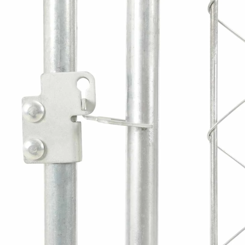 vidaXL suņu voljērs ar jumtu, 100x100x125 cm