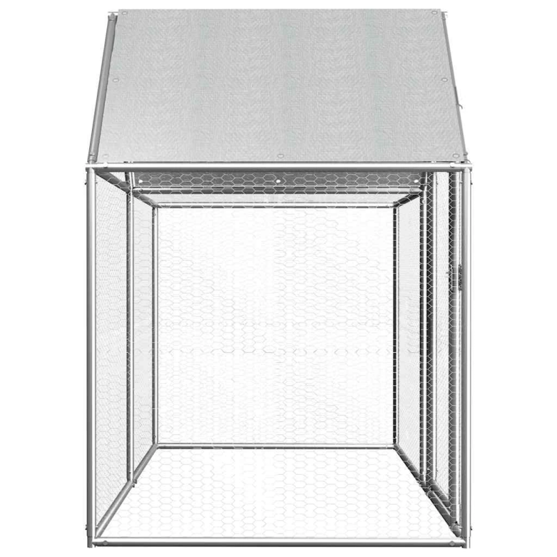 vidaXL vistu būris, 2x1x1,5 m, cinkots tērauds