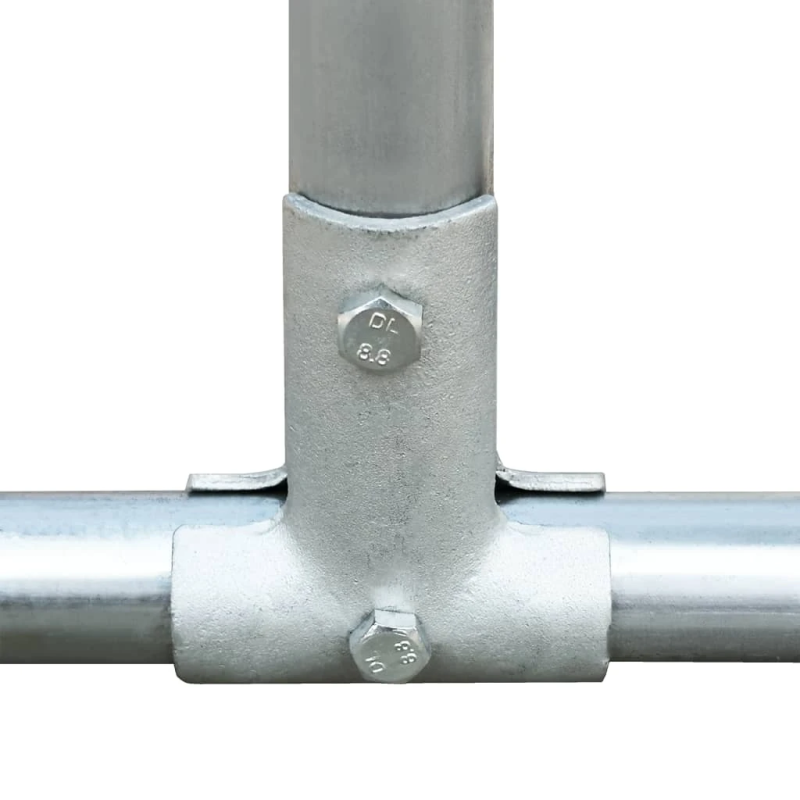 vidaXL vistu būris, 14x2x2 m, cinkots tērauds