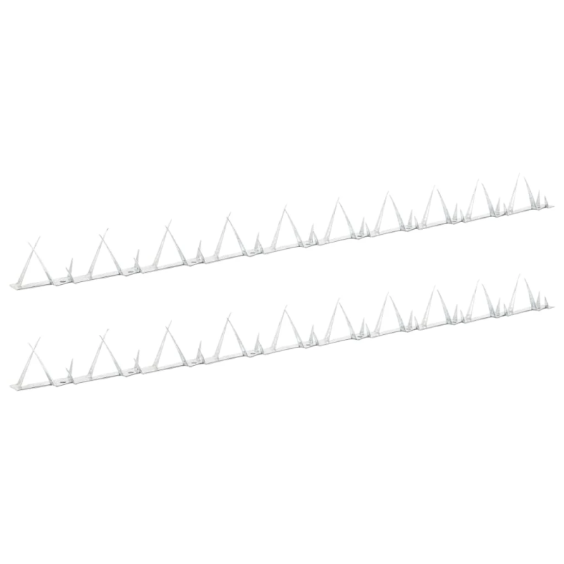 vidaXL sētas dzelkšņi, 2 gab., 1 m, tērauds