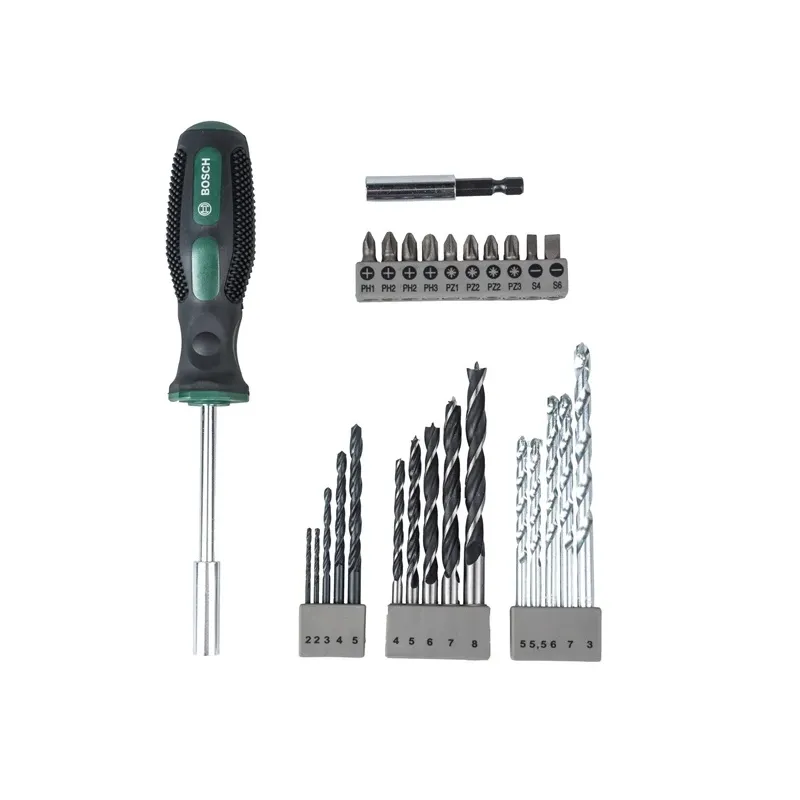 Skrūvgriežu komplekts Bosch Set with hand screwdriver, 25 cm