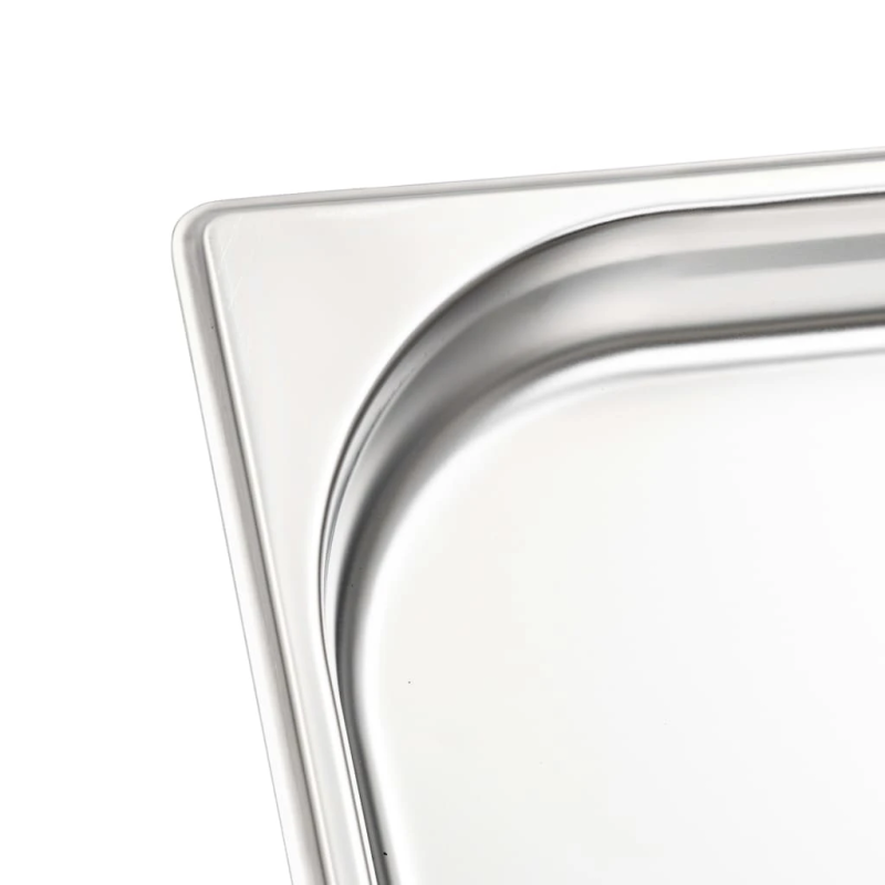 vidaXL Gastronorm trauki, 12 gab., GN 1-4, 20 mm, nerūsējošs tērauds