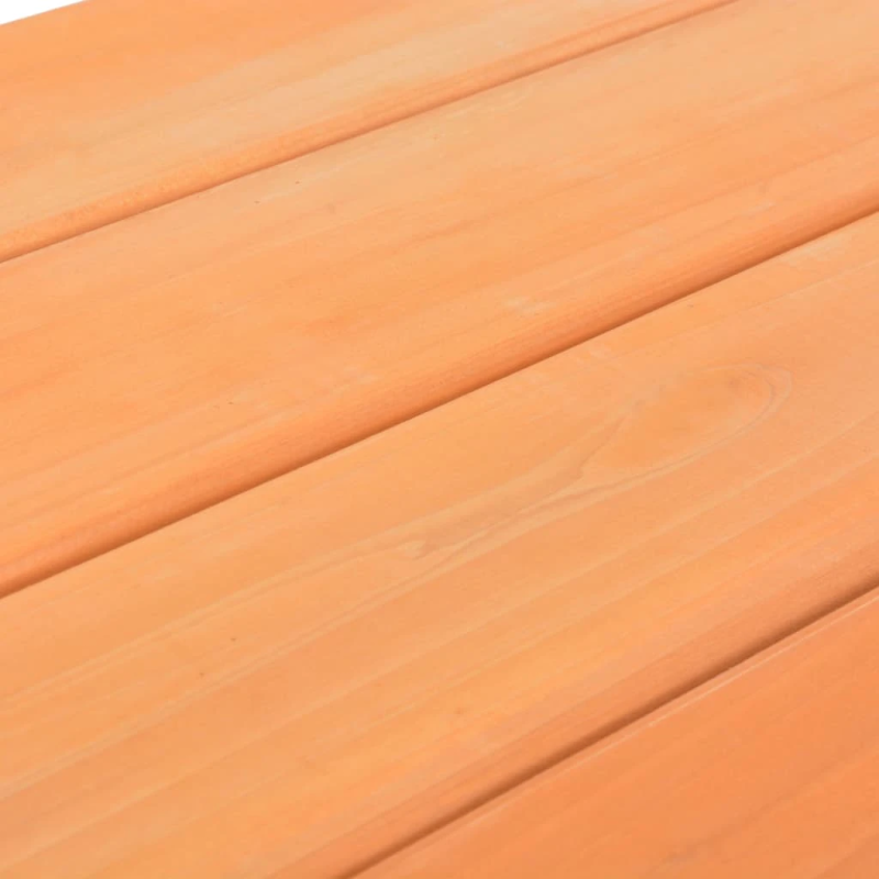 vidaXL bērnu piknika galds ar soliem, 89x79x50 cm, masīvs egles koks