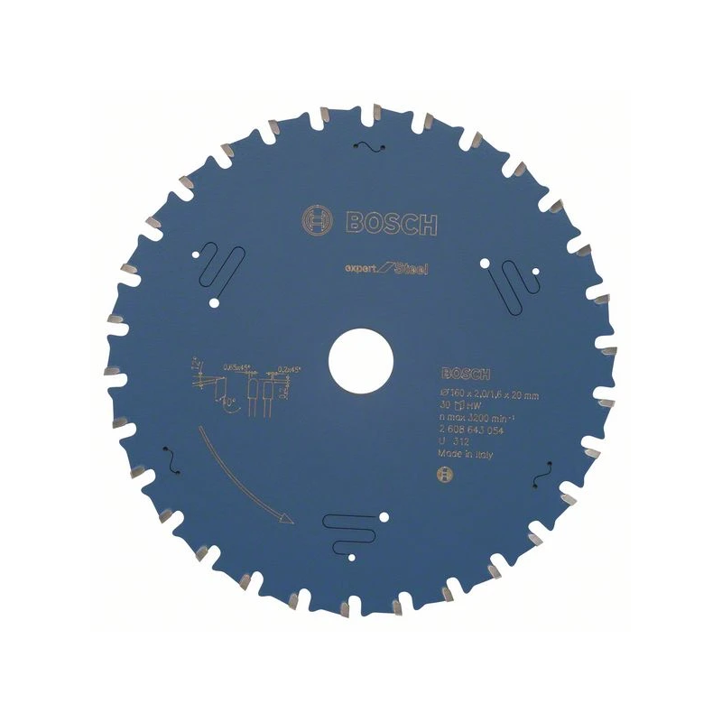 Ripāģa disks 160x20x1.6mm Expert for Steel Z30