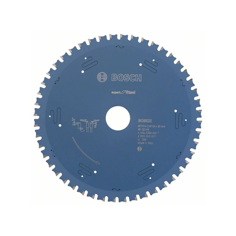 Ripāģa disks 210x30x2,2mm Expert for steel Z48