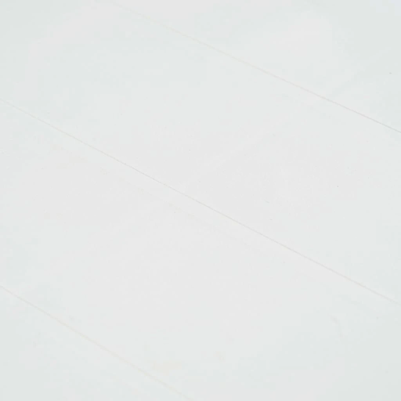 vidaXL dārza galds, balts, 150x90x72cm, plastmasa, rotangpalmas raksts