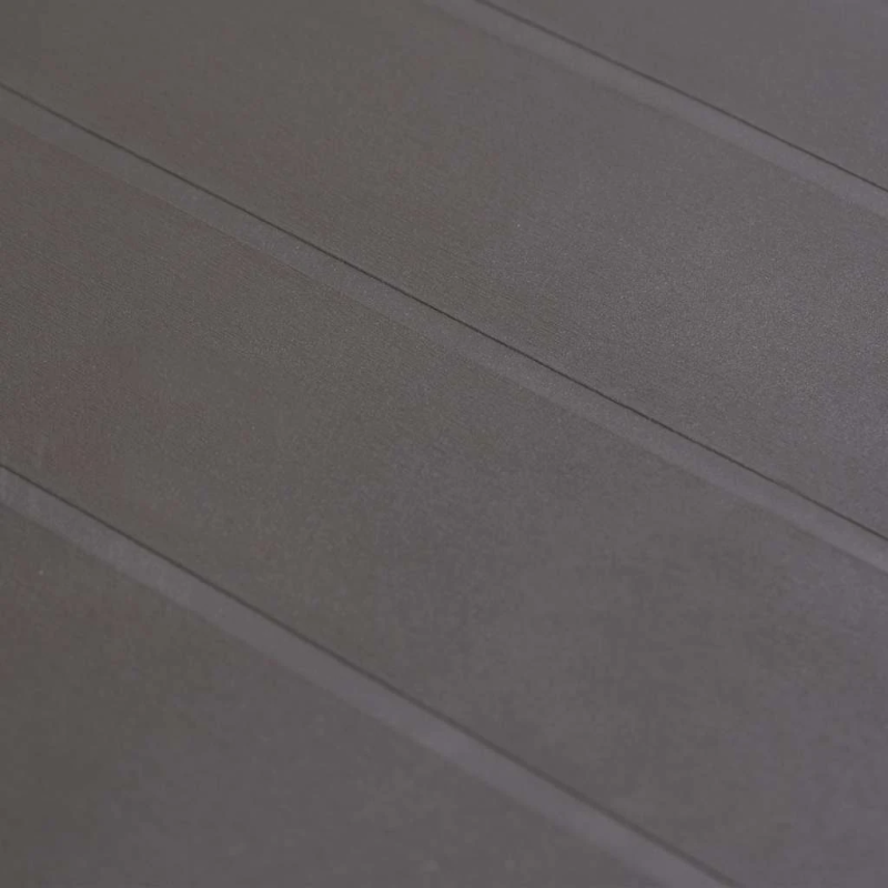 vidaXL dārza galds, brūns, 220x90x72cm, plastmasa, rotangpalmas raksts