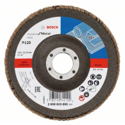 Slīpēšanas disks metālam Standard 125x22mm,120