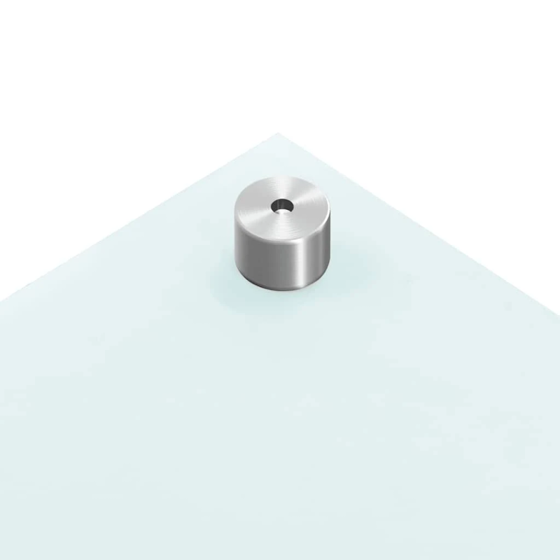 vidaXL virtuves sienas panelis, 90x40 cm, rūdīts stikls, balts