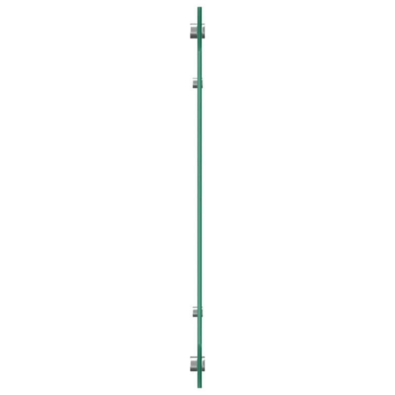 vidaXL virtuves sienas panelis, 100x60 cm, rūdīts stikls, balts