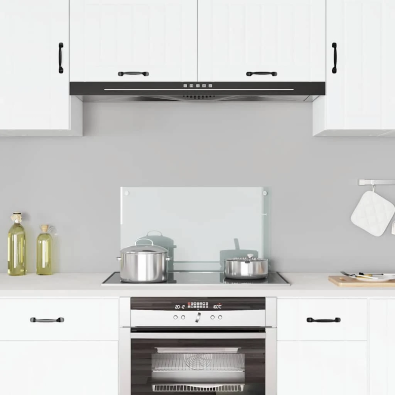 vidaXL virtuves panelis, 70x40 cm, rūdīts stikls, caurspīdīgs