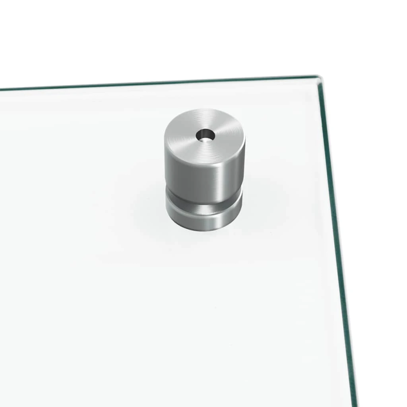 vidaXL virtuves panelis, 70x40 cm, rūdīts stikls, caurspīdīgs