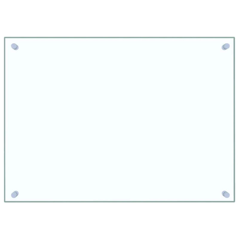 vidaXL virtuves panelis, 70x50 cm, rūdīts stikls, caurspīdīgs