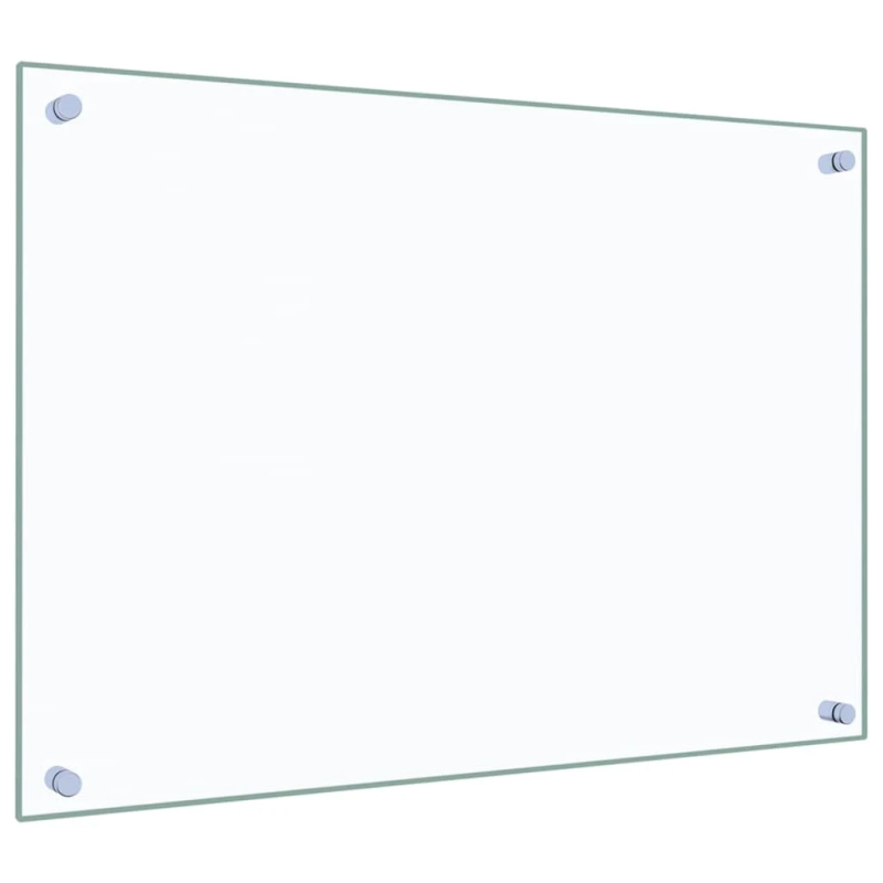 vidaXL virtuves panelis, 70x50 cm, rūdīts stikls, caurspīdīgs