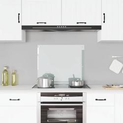 vidaXL virtuves panelis, 70x60 cm, rūdīts stikls, caurspīdīgs