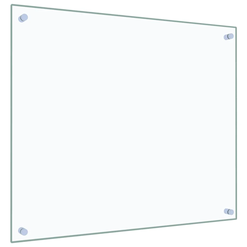 vidaXL virtuves panelis, 70x60 cm, rūdīts stikls, caurspīdīgs