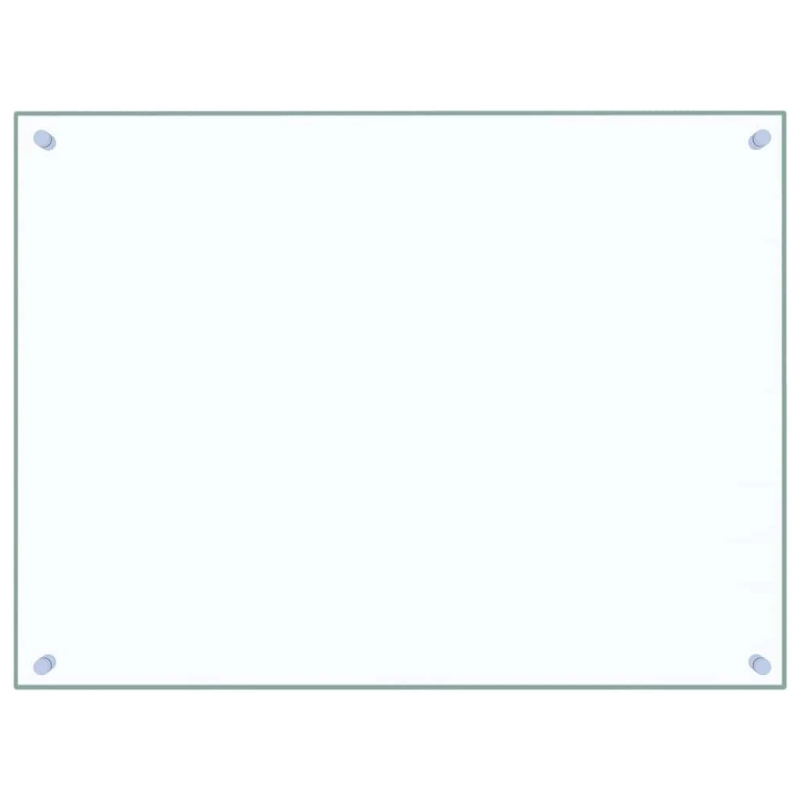 vidaXL virtuves panelis, 80x60 cm, rūdīts stikls, caurspīdīgs