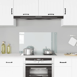 vidaXL virtuves panelis, 90x50 cm, rūdīts stikls, caurspīdīgs