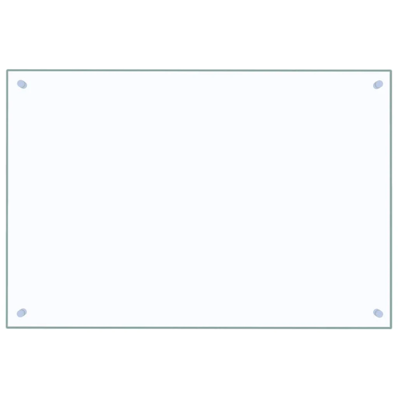 vidaXL virtuves panelis, 90x60 cm, rūdīts stikls, caurspīdīgs