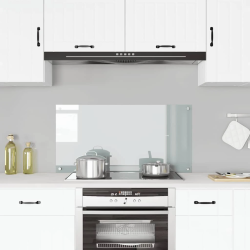 vidaXL virtuves panelis, 100x50 cm, rūdīts stikls, caurspīdīgs