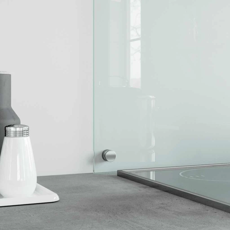 vidaXL virtuves sienas panelis, 70x40 cm, rūdīts stikls, melns