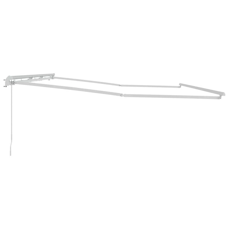 vidaXL Pārklājuma struktūra Balts 600 × 300 cm Alumīnijs