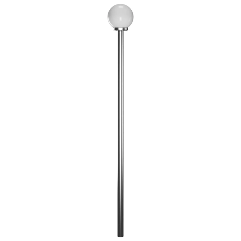 vidaXL dārza lampas stabs ar 2 lampām, 220 cm