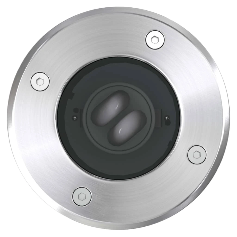 Zemē Iebūvējamās Dārza Lampas 3 gab. apaļas