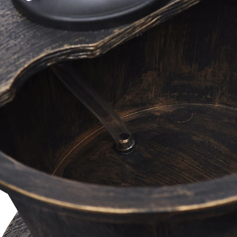 vidaXL dārza strūklaka, akas pumpja dizains