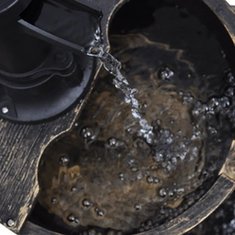 vidaXL dārza strūklaka, akas pumpja dizains