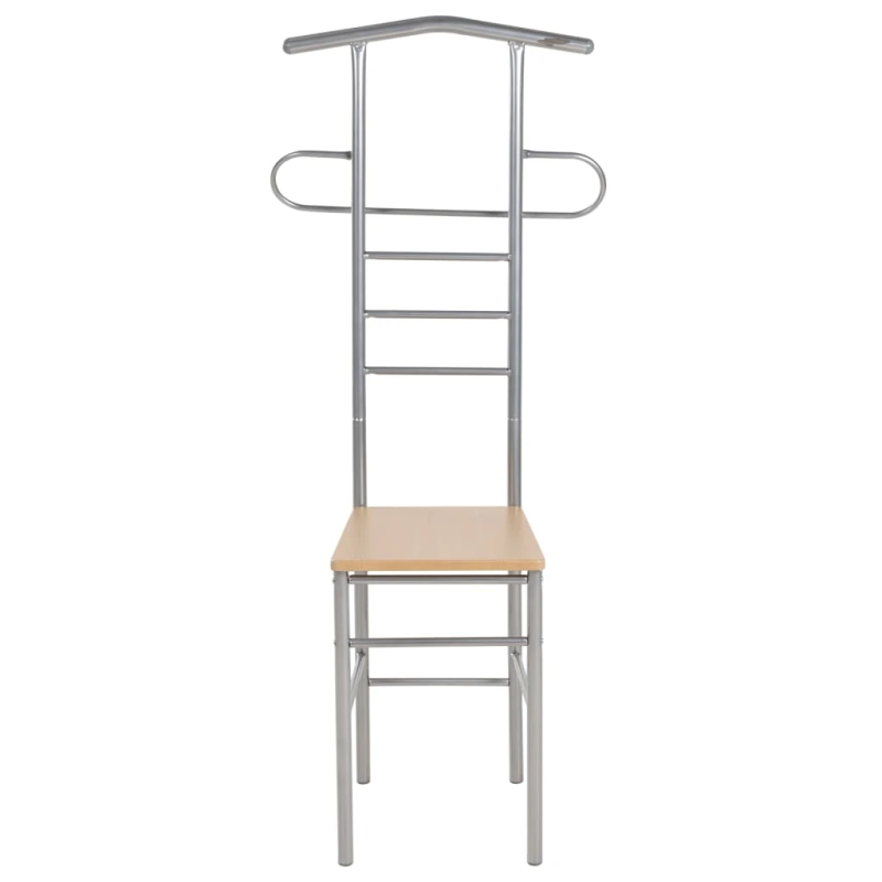 vidaXL augstas atzveltnes krēsli, 2 gab., metāls