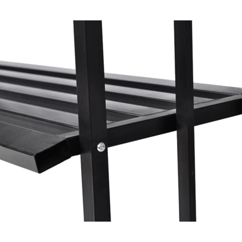 vidaXL dārza rožu arka ar solu