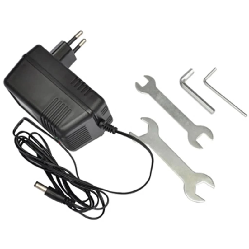 vidaXL elektriskais skrejritenis ar sēdekli, 120W, sarkans