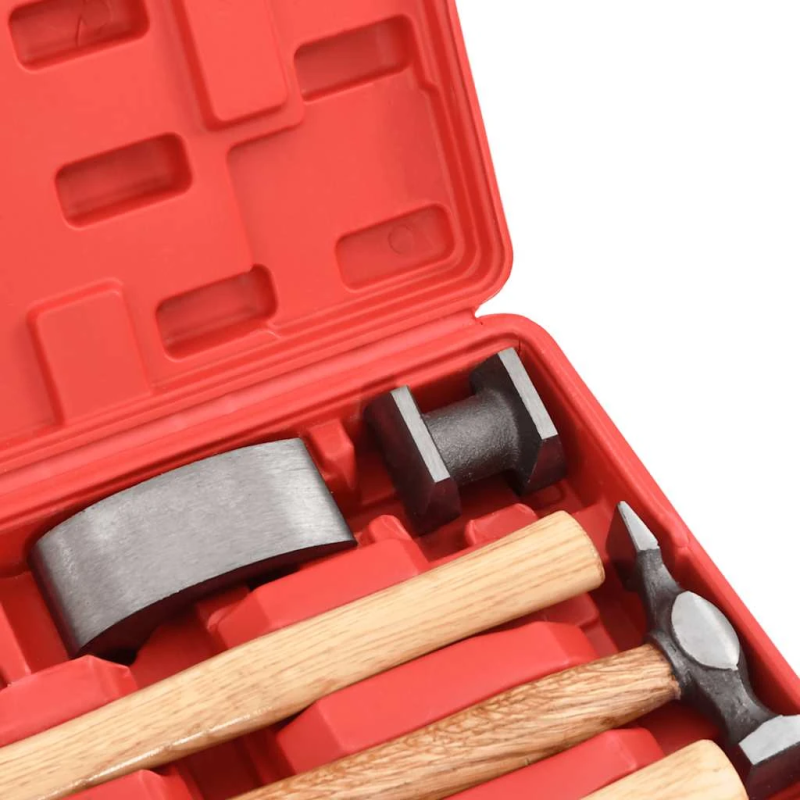 vidaXL baulēšanas āmuru un iespiedumu labošanas komplekts, 7 gab.