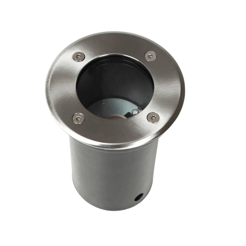 vidaXL dārza lampas, 12 gab., iebūvējamas zemē, apaļas