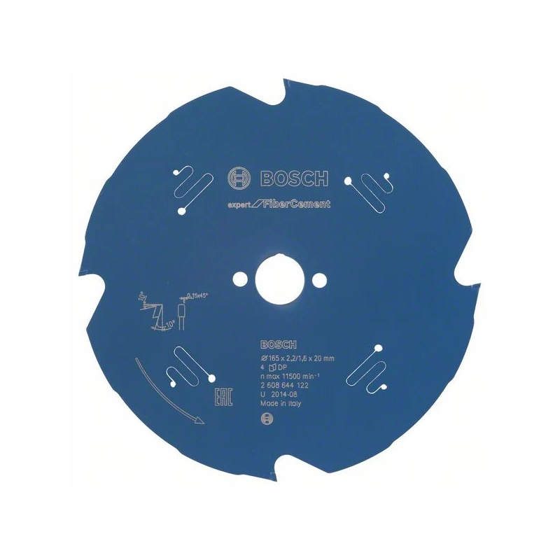 Ripzāģa disks FiberCement 165x20x2.2-1.6x Z4