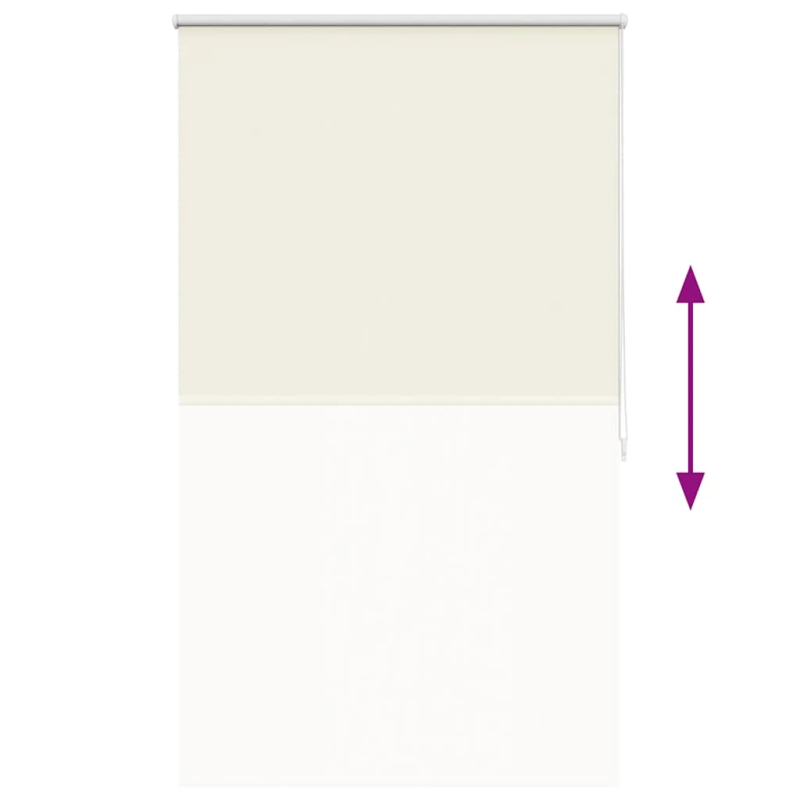 vidaXL Ruļļu Žalūzijas 80 x 175 cm Silti Balta