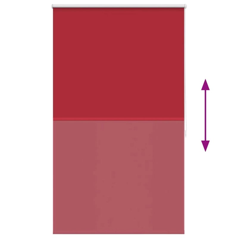 vidaXL Ruļļu Žalūzijas 80 x 175 cm Sarkanas