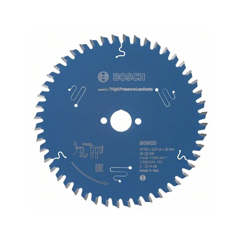 Ripzāģa disks 165 x 20 x 2,6 mm, 48