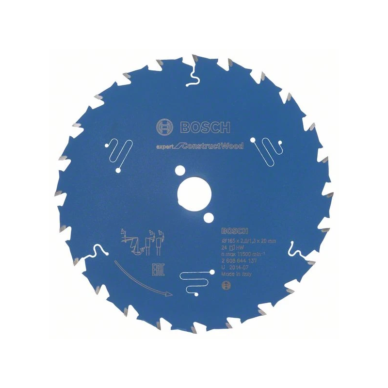 Ripzāģa disks 165 x 20 x 2,0 mm, 24